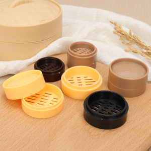 ABS plastic simulated steamer, decompression bun packaging steamer, DIY playhouse <b>mini</b> kitchen steamer prop - Product Image 3