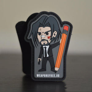 Individueller John Wick Baba Yaga PVC Taktischer Aufnäher mit Klettverschluss - Product Image 4