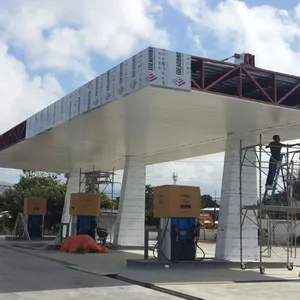 Ideabond Fabriek Groothandel Alucobond 3Mm Blad Tankstation Container Wandbekleding Aluminium Composiet Panelen