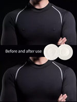 Cache-tétons adhésifs pour hommes, design mat, anti-transpiration, patchs invisibles, anti-frottement, pour la salle de sport, la course à pied, utilisation en gros, OEM ODM