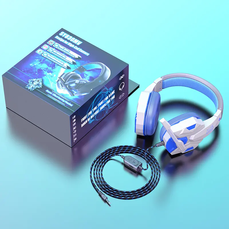 Factory Supplier wired over-ear headphones kids headphones wired pc computer gaming headset for with pc cable