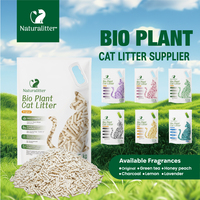 Litière pour chat en tofu en gros d'usine, grand paquet, à base de plantes, écologique, forte absorption, aromatisée
