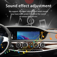 Reproductor Multimedia para Auto con Pantalla Táctil Android de 12.3 Pulgadas, Android Auto, CarPlay, GPS Integrado y Asistente de Reversa para Mercedes-Benz Clase S W221/W222