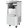 Machine à crème glacée professionnelle de haute précision certifiée CE, 2+1 saveurs, machine à glace molle 2450W, pour yaourt glacé, fruits et noix