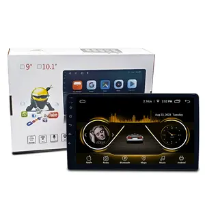 Roadjoy ucuz fiyat evrensel Android araba radyo Video ses navigasyon çift Din 1 Din araç DVD oynatıcı oyuncu araba ekran