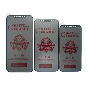 Factory Supply anti spy nano matte ceramic film matte ceramic privacy screen protector for iphone x/xs/xs max