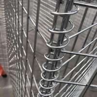 Caisse gabion en treillis soudé galvanisé 2x1x1M, clôture en cage à pierres 2x1x0.5M, panier gabion Galfan pour murs de soutènement
