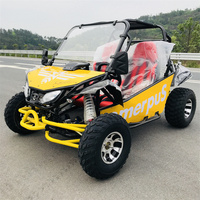 Kart à moteur électrique et essence 200CC, version sport, 4 roues, moto tout-terrain, kart adulte 2 places, kart à essence 4 temps