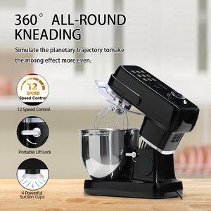 Batidora de Alimentos Cheftronic SM-A02P de 10L con Pantalla LED Táctil Digital, 2200W, 12 Velocidades y Función de Pulso, Electrodoméstico de Cocina - Product Image 5
