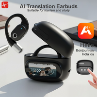 Auriculares punto al por mayor HiFi estéreo tipo C Sport Gaming Bt inalámbrico pantalla táctil inteligente traducción