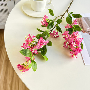 <b>Artificial</b> Lilac Flower <b>Bouquet</b> Silk High Simulation Natural Style For Home Wedding Decor FZH - Product Image 3