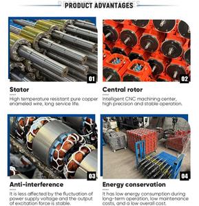 Pièces de machines de construction : Bloc rotatif à micro-springs MVE pour table de tri externe, machine électrique monomoteur Pu 800 1ph Vibrato - Product Image 5