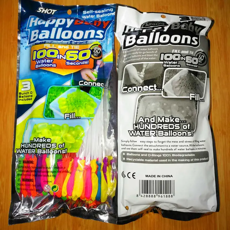 Wholesale 111 3 Bundles Water Balloon Clear Balloon Water Filled Balloon for Festival Holiday