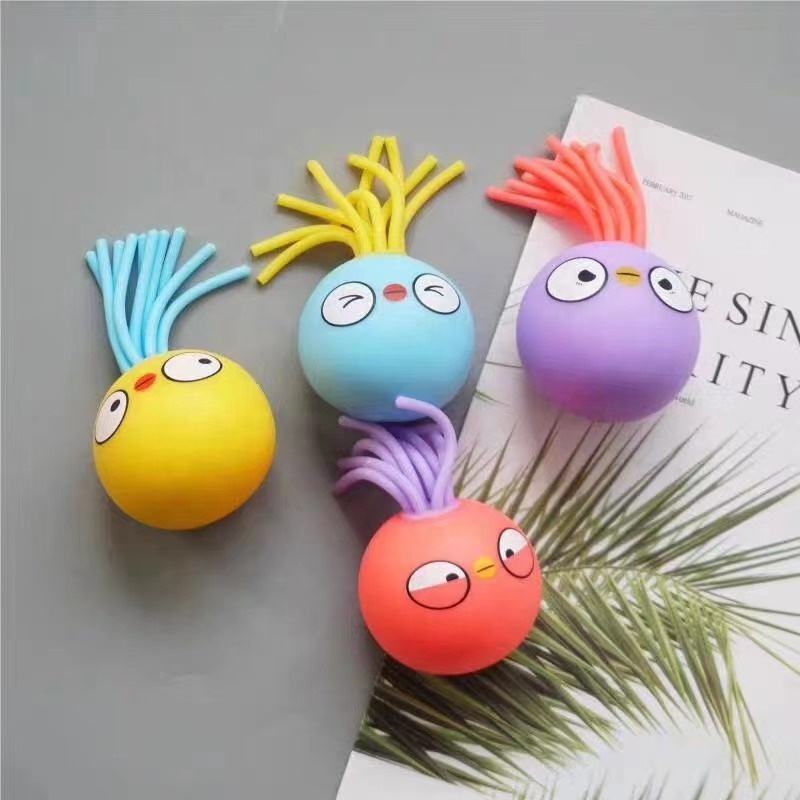 Sensory Funny Monster Squeeze Stress Reliever Toy Flour Ball Fidget Toys for Kids