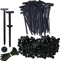 150 attaches de câble universelles en nylon pour voiture, nouvelles pinces de fixation pour l'automobile, réparation automobile quotidienne