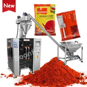 Machine d'emballage de poudre verticale entièrement automatique à grande vitesse machine d'emballage de poudre de piment épice alimentaire