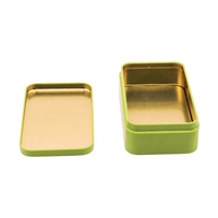 Boîtes carrées personnalisées en fer Boîtes cadeaux en fer cosmétique Boîtes métalliques universelles