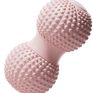 Balle de massage double en forme d'arachide pour fascia, relaxation musculaire <span class=keywords><strong>plantaire</strong></span> et vertébrale, stimulation des points d'acupression des hanches, du dos et des jambes, balle de yoga - Product Image 1