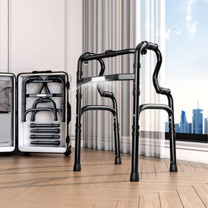 Mango ergonómico de aluminio ajustable para codo de ancianos, cómodo bastón de goma, andador/bastón para terapia de rehabilitación - Product Image 5