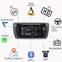 Autoradio Linux pour Seat Ibiza 6j 2009 2010 2011 2012 2013, radio de voiture WIFI DSP RDS FM Carplay Auto, lecteur multimédia DVD