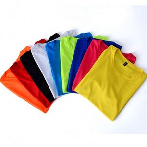 T-shirt de course à pied publicitaire personnalisé avec logo, séchage rapide, respirant, écologique, 100% polyester, cadeaux promotionnels - Product Image 2