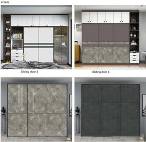 <span class=keywords><strong>Armario</strong></span> Moderno <span class=keywords><strong>Blanco</strong></span> de 3 <span class=keywords><strong>Puertas</strong></span> con Bisagras, Desmontable, Duradero, de Madera Maciza Laminada, Mueble de Dormitorio para Uso Doméstico o Hotelero - Product Image 4