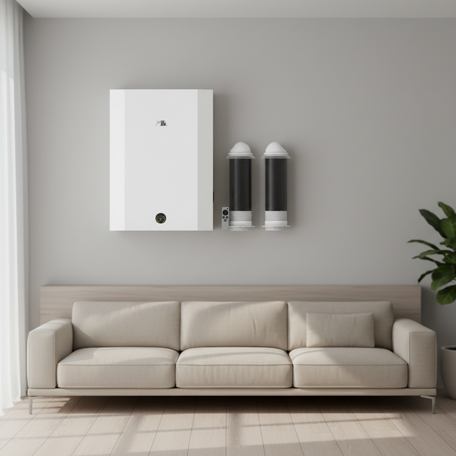 Decentralized Ventilation Heat Recovery System Fresh for Air Heat Recovery for Hotels Hospitals Warehouses-HVAC Systems