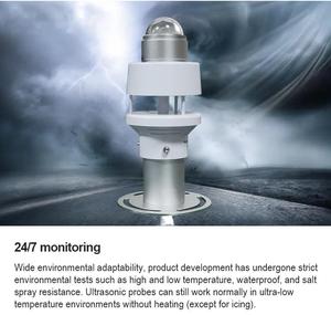 Anémomètre ultrasonique 2-en-1 personnalisé pour l'extérieur : capteur de vitesse et de direction du vent pour mesures environnementales - Product Image 3
