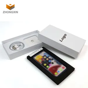 New design custom smart phone paper packaging box eco friendly recycle package box for cell phone