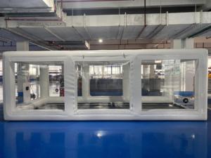 Bơm hơi di động khổng lồ xe máy trạm phun sơn gian hàng Lều phun sơn gian hàng cho sử dụng thương mại - Product Image 4