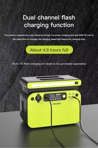สถานีไฟฟ้าพกพา 500W สำหรับตั้งแคมป์ ชาร์จเร็ว - Product Image 5