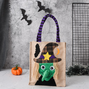 Bolsa de tela reutilizable de tela no tejida con diseño de calabaza para el Festival de Halloween, bolsa de dulces, accesorios para fiestas, bolsas de regalo promocionales - Product Image 3