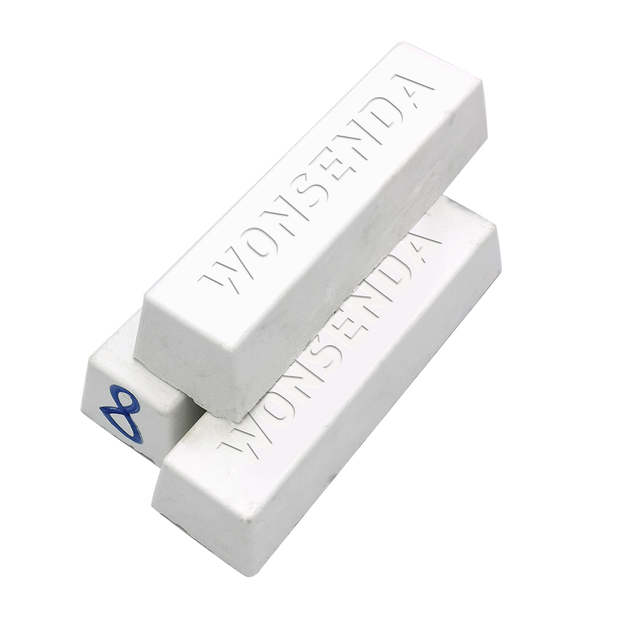 Соединение однотонные блеска полировочной пастой Rouge бар для металла и нержавеющей стали