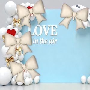 Bowknot Aluminum Foil Balloons Back to School Christmas Party <b>Decorations</b> Durable Factory Price Indoor Use Wholesale - Product Image 4