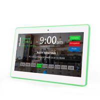 Tablet Android Layar Sentuh LCD 13,3 Inci Kustom dengan Dudukan Dinding POE, Lampu LED, Sistem Pemesanan, 2GB Baru untuk Ruang Rapat Konferensi