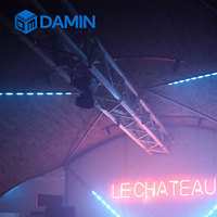 Estructura de Aluminio para Escenario, Estación de DJ, Estructura Metálica para Exteriores, Pantalla LED para Eventos, Sistema de Elevación con Soporte de Suelo