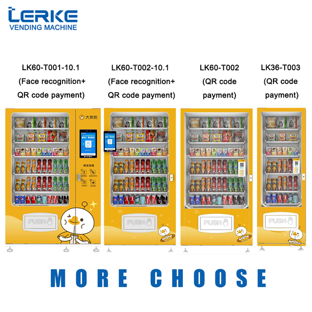 24 Hours Self-Service Touch Screen Vending Machine Snacks and Drinks Automatic Maquina Expendedora Vending Machine for Sale