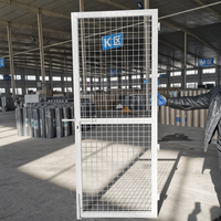 Panneau de cloison modulaire en treillis soudé, clôture en acier galvanisé robuste pour entrepôt et barrière de sécurité industrielle