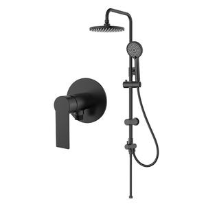 Ensemble <span class=keywords><strong>de</strong></span> <span class=keywords><strong>colonne</strong></span> <span class=keywords><strong>de</strong></span> <span class=keywords><strong>douche</strong></span> <span class=keywords><strong>d</strong></span>'eau froide simple avec <span class=keywords><strong>douche</strong></span> <span class=keywords><strong>de</strong></span> pluie en ABS <span class=keywords><strong>de</strong></span> 8 pouces avec vanne <span class=keywords><strong>d</strong></span>'<span class=keywords><strong>angle</strong></span> - Product Image 4