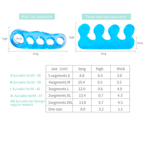 Mềm Gel Silicone linh hoạt Yoga ngón tay Toe separator thuận tiện duỗi cho tách ngón chân - Product Image 3