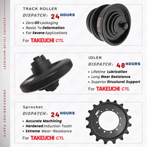 Parti per Macchine da Costruzione CTL 0881130500 Rullo Inferiore per Minipala Cingolata Compatta <span class=keywords><strong>Takeuchi</strong></span> <span class=keywords><strong>TL140</strong></span> TL150 - Product Image 3