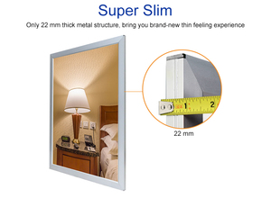 Snap <span class=keywords><strong>LED</strong></span> hộp đèn cho Nhà Hàng quảng cáo trong nhà treo tường Bảng Menu với Snap khung - Product Image 5