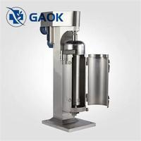 Séparateur centrifuge tubulaire haute vitesse, filtre centrifuge à cylindre rotatif pour la clarification des huiles d'algues et des bioproductes