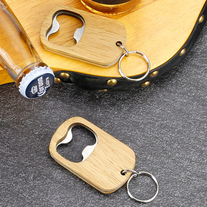 Llavero <span class=keywords><strong>de</strong></span> <span class=keywords><strong>Madera</strong></span> Personalizado con Destapador <span class=keywords><strong>de</strong></span> Botellas para Regalo Empresarial - Product Image 5