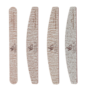 Salon Manicure Tool Custom Straight/Half Moon 100/180 Zebra Nail File