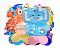 Nouveaux ballons en aluminium en forme de requin de dessin animé sur pied pour la décoration de fête des enfants et de l'école