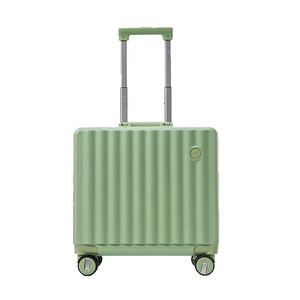 New Fashion Customized Business <strong>Travel</strong> <strong>Bags</strong> Abs Pc 18" Aluminum Frame <strong>Cabin</strong> Luggage Trolley case Suitcase on Wheels - Product Image 4