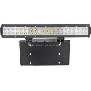 Supports Accessoires Support de plaque d'immatriculation Support de pare-chocs avant Barre lumineuse LED <span class=keywords><strong>pour</strong></span> travaux Automobile Plaques de conduite - Product Image 4