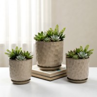 Petits pots à fleurs en céramique rose crème modernes, céramique, livraison gratuite pour la décoration de la maison, du balcon et du jardin