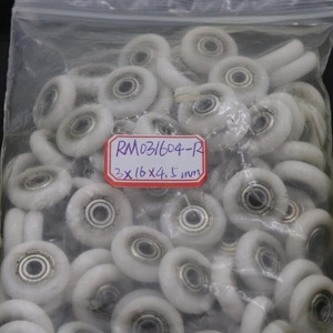 R Loại 623zz nhựa ròng rọc bánh xe với vòng bi chrome Thép 3*16*4.5 mét cửa trượt phụ kiện - Product Image 6